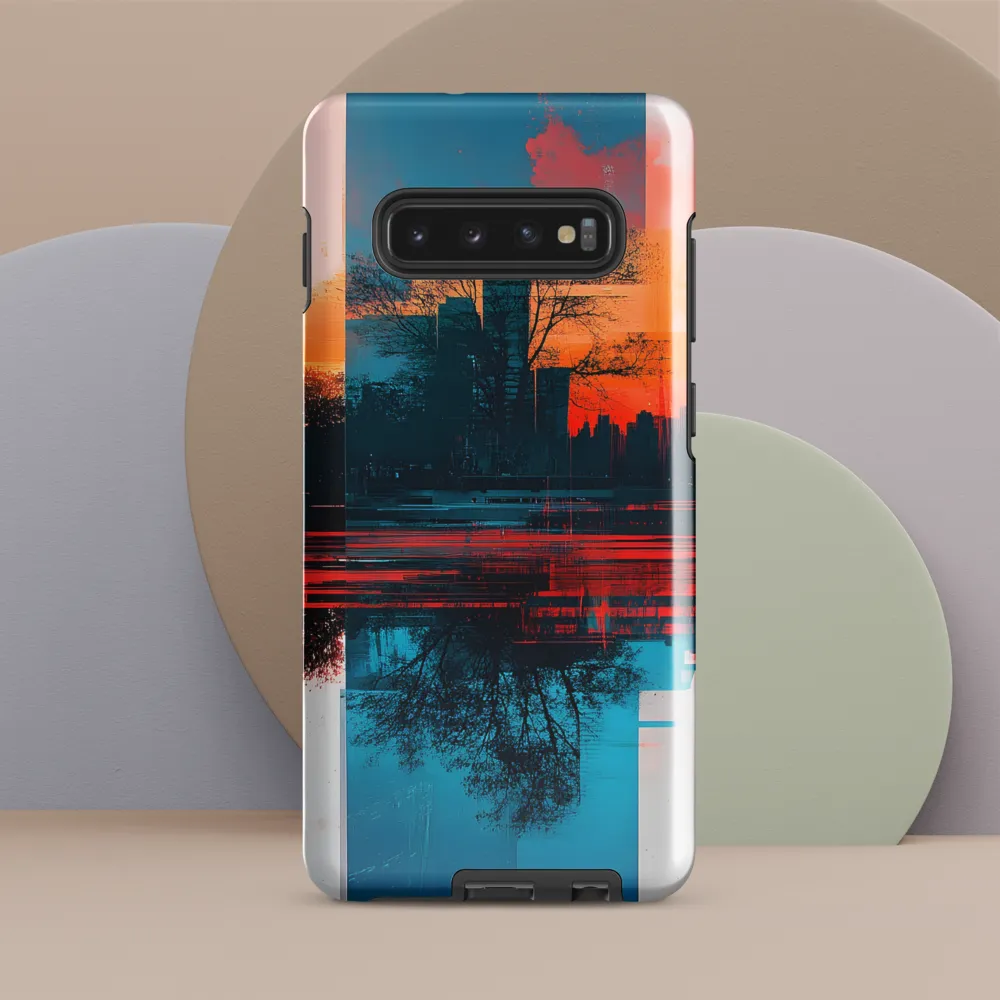 Reflections of Urban Serenity | Phone Case |  S10 Plus | Tough Case | Glossy