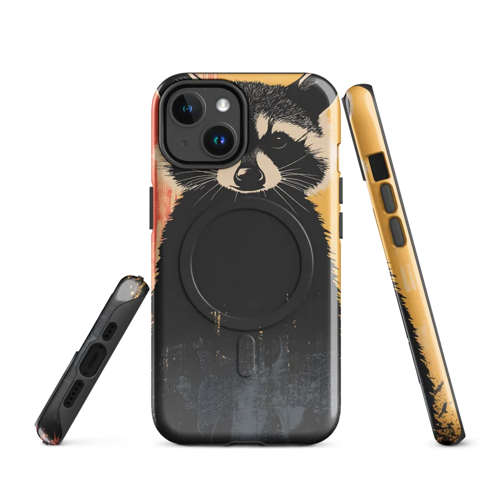 Whimsical Raccoon Portrait