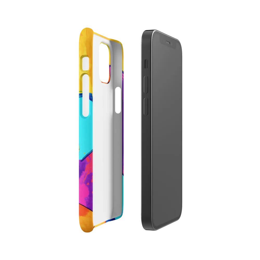 Playful Cubes in Vibrant Harmony | Phone Case |  12 Mini | Snap Case | Matte