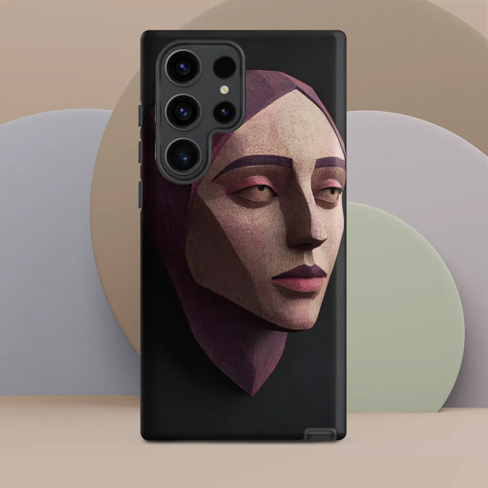 Geometric Elegance: A Contemporary Portrait