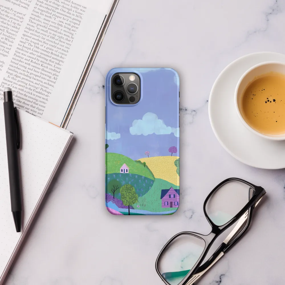 Whimsical Hills and Quaint Homes | Phone Case |  12 Pro | Snap Case | Matte