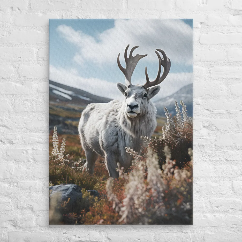 Majestic Harmony: The Reindeer in Nature | Canvas | 28″×40″