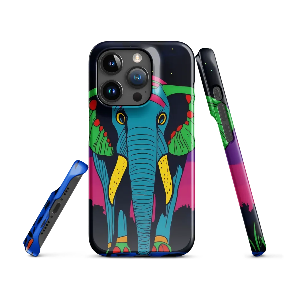 Whimsical Majesty: The Vibrant Elephant
