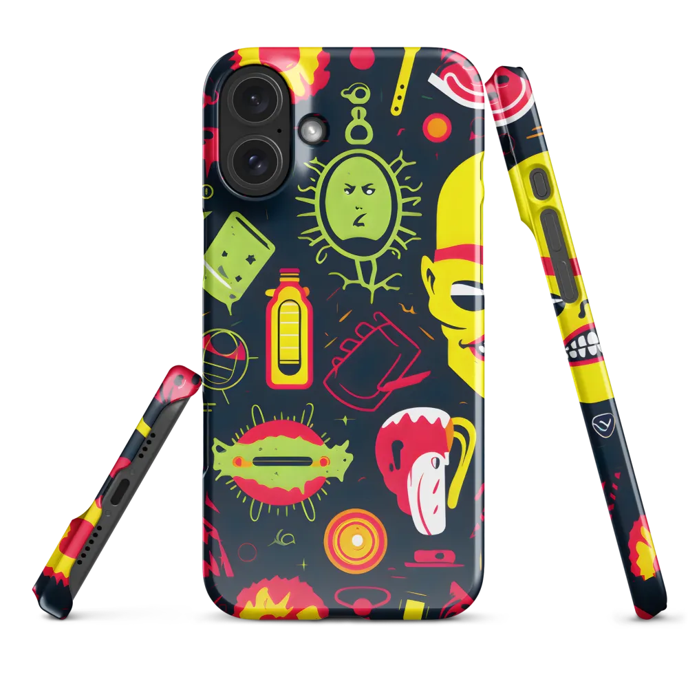 Neon Revelry: A Quirky Exploration of Modern Pop Art