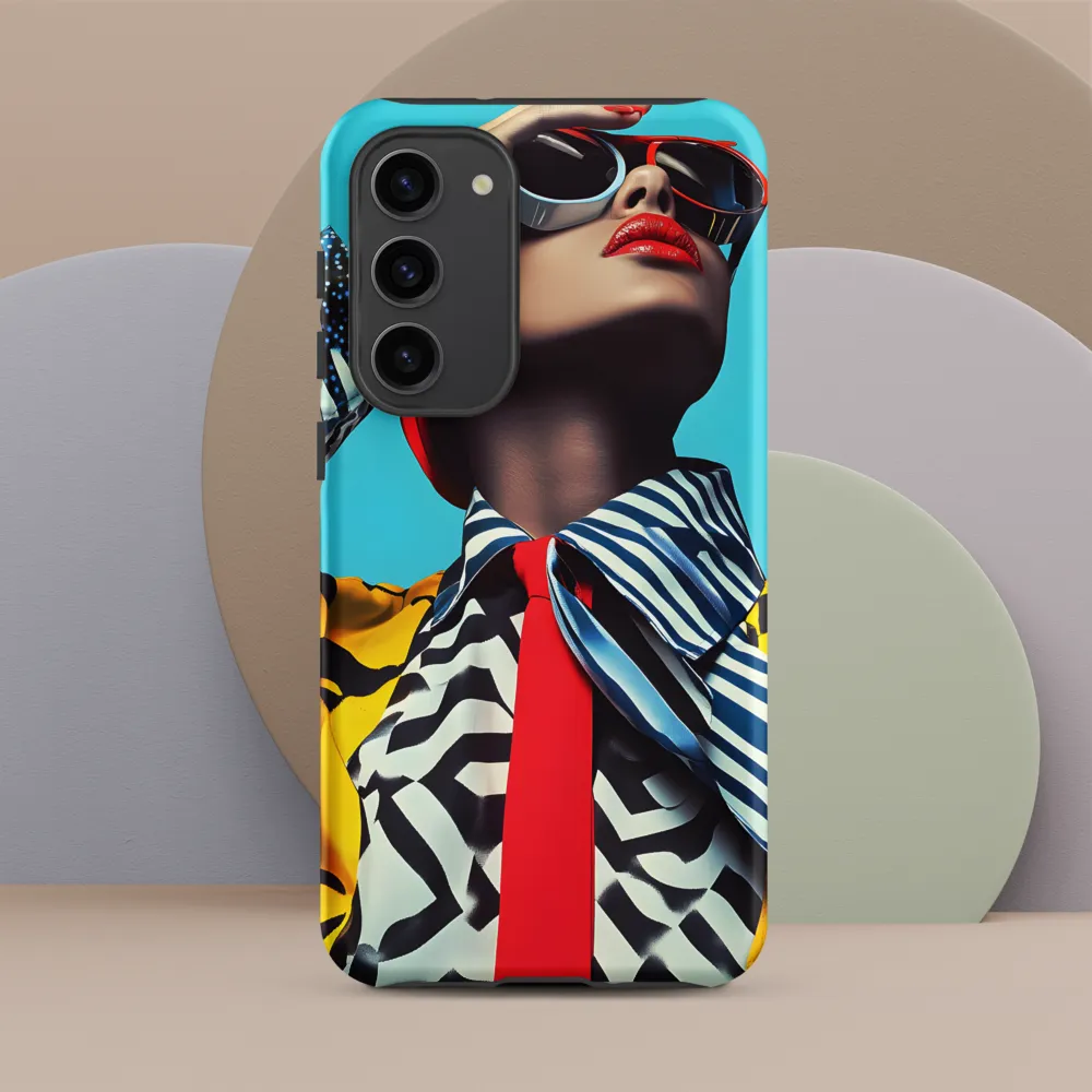Chic Confidence in Bold Patterns