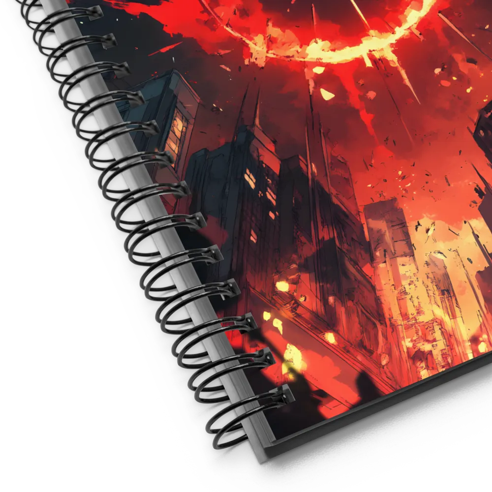 Eclipse of Destruction | Spiral Notebook