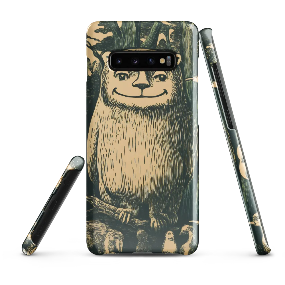 Forest Guardian: A Whimsical Encounter | Phone Case |  S10 Plus | Snap Case | Glossy