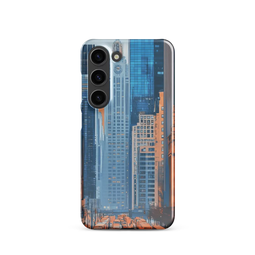 Urban Symphony in Blue and Orange