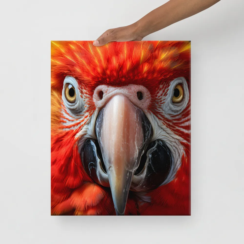 The Fiery Gaze of the Parrot
