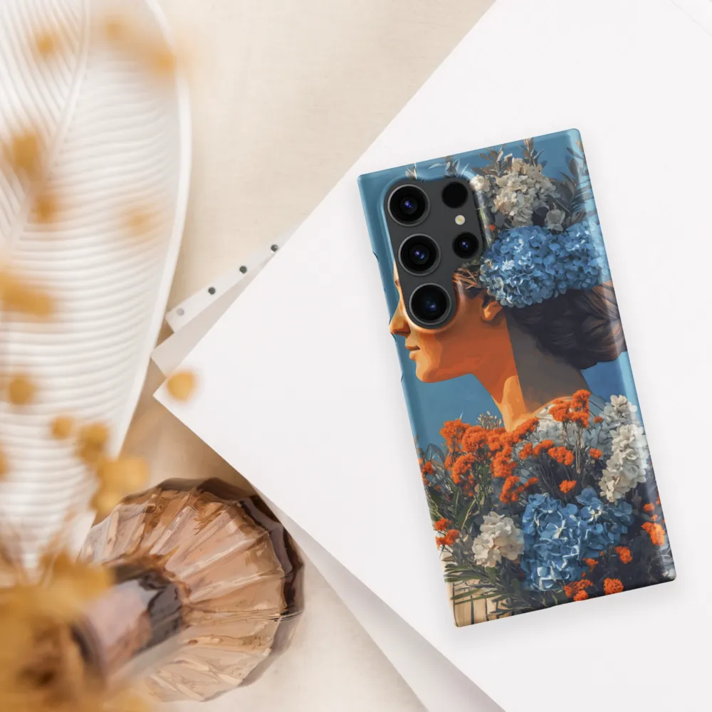 Floral Reverie: A Portrait of Serenity