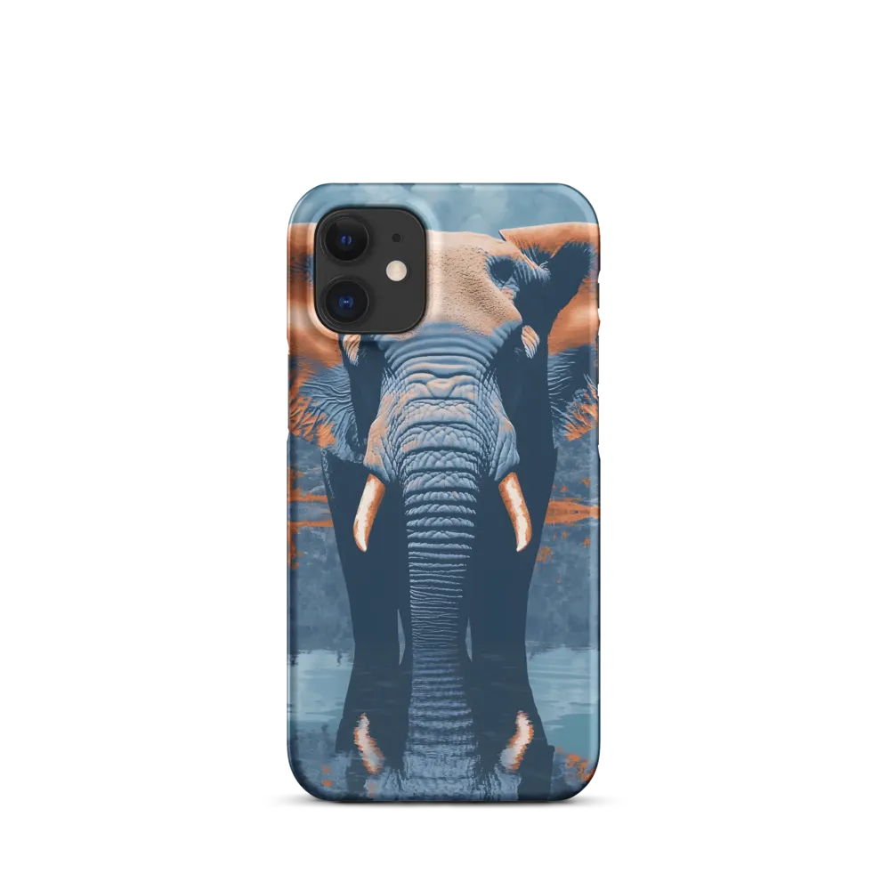 Majestic Reflection: The Elephant's Serenade