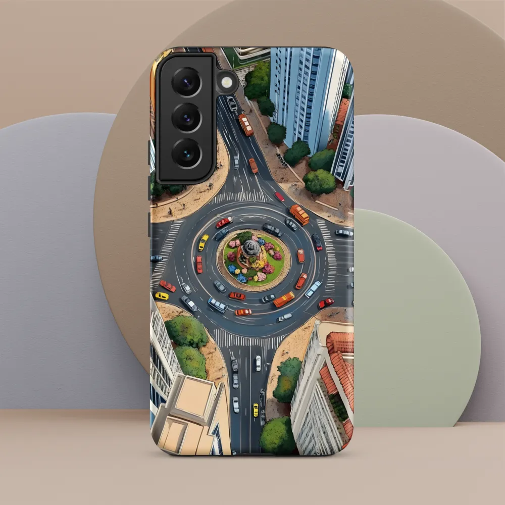 Urban Symphony: Aerial Vision of City Life