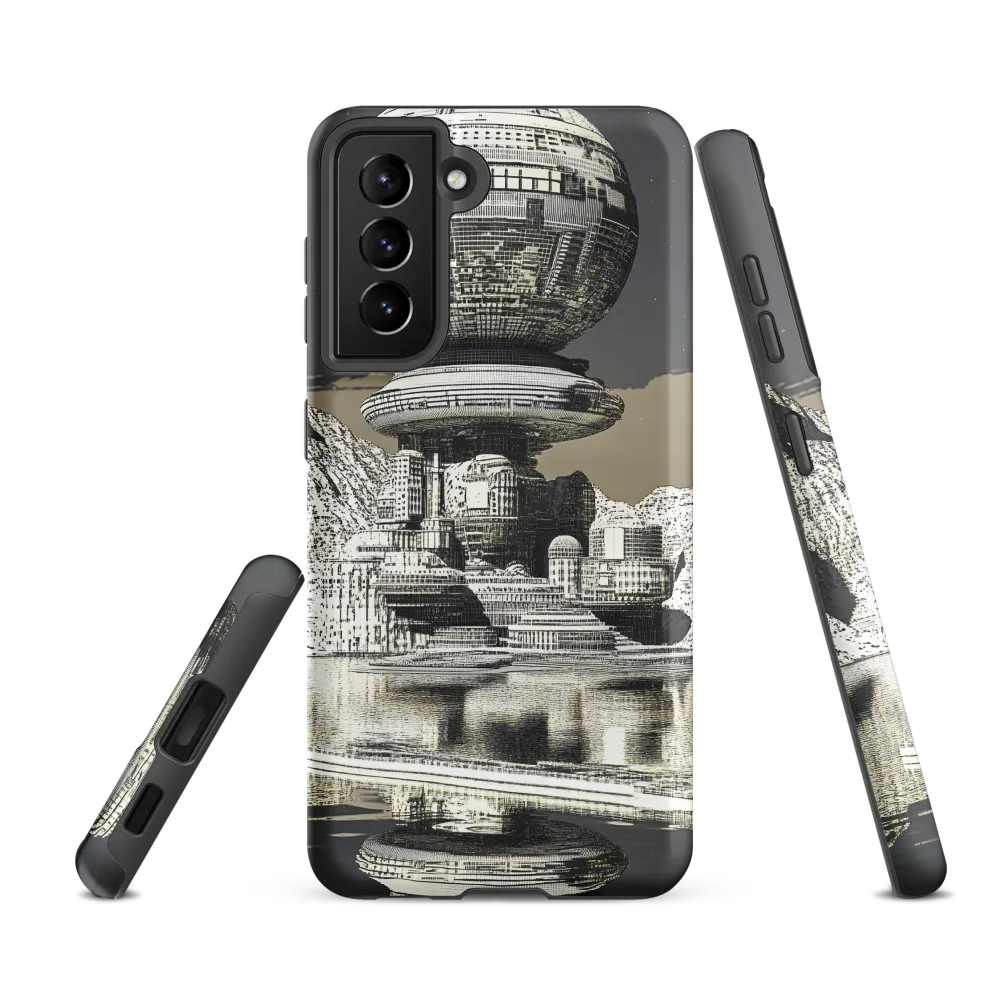 Reflections of a Futuristic Dreamscape | Phone Case |  S21 FE | Tough Case | Matte