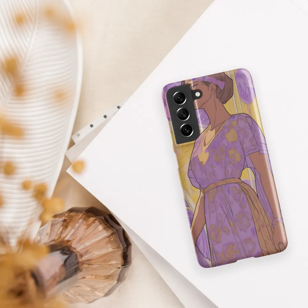 Elegance in Floral Harmony | Phone Case |  S21 FE | Snap Case | Matte