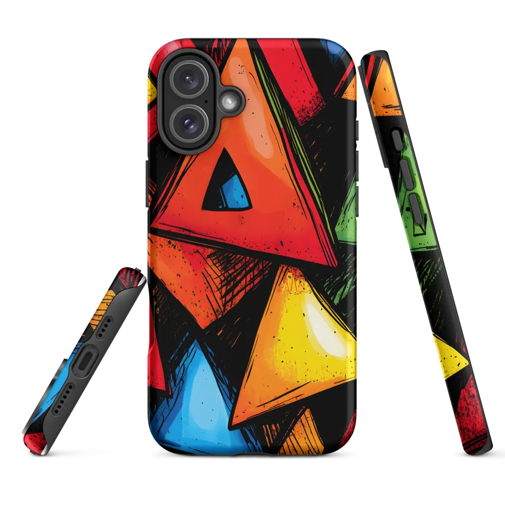 Vibrant Triangles in Abstract Harmony