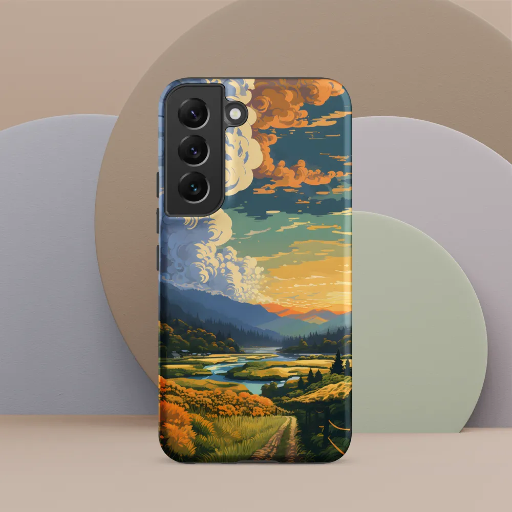 Tranquil Valley at Dusk