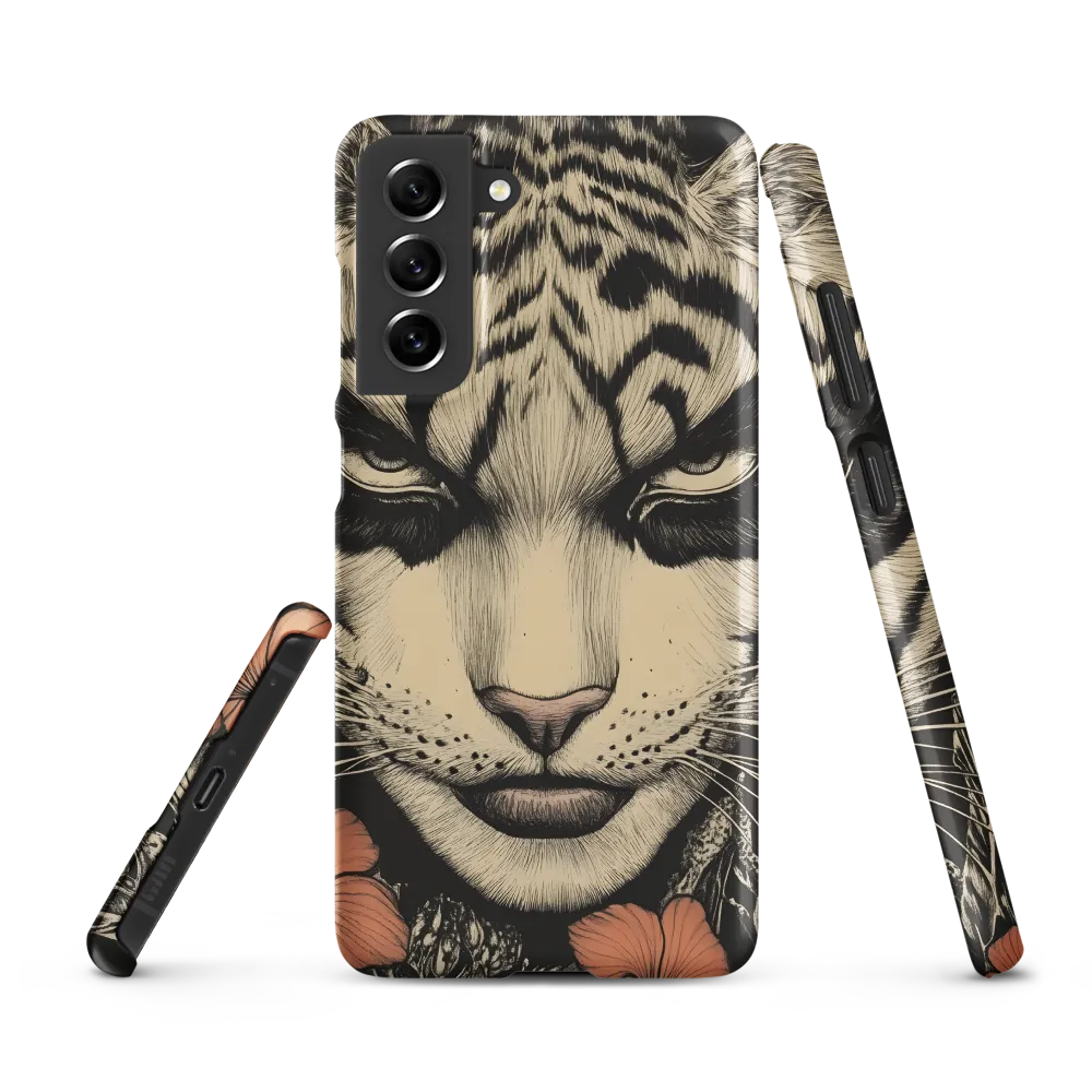 Feline Majesty: The Human-Leopard Connection | Phone Case |  S21 FE | Snap Case | Matte