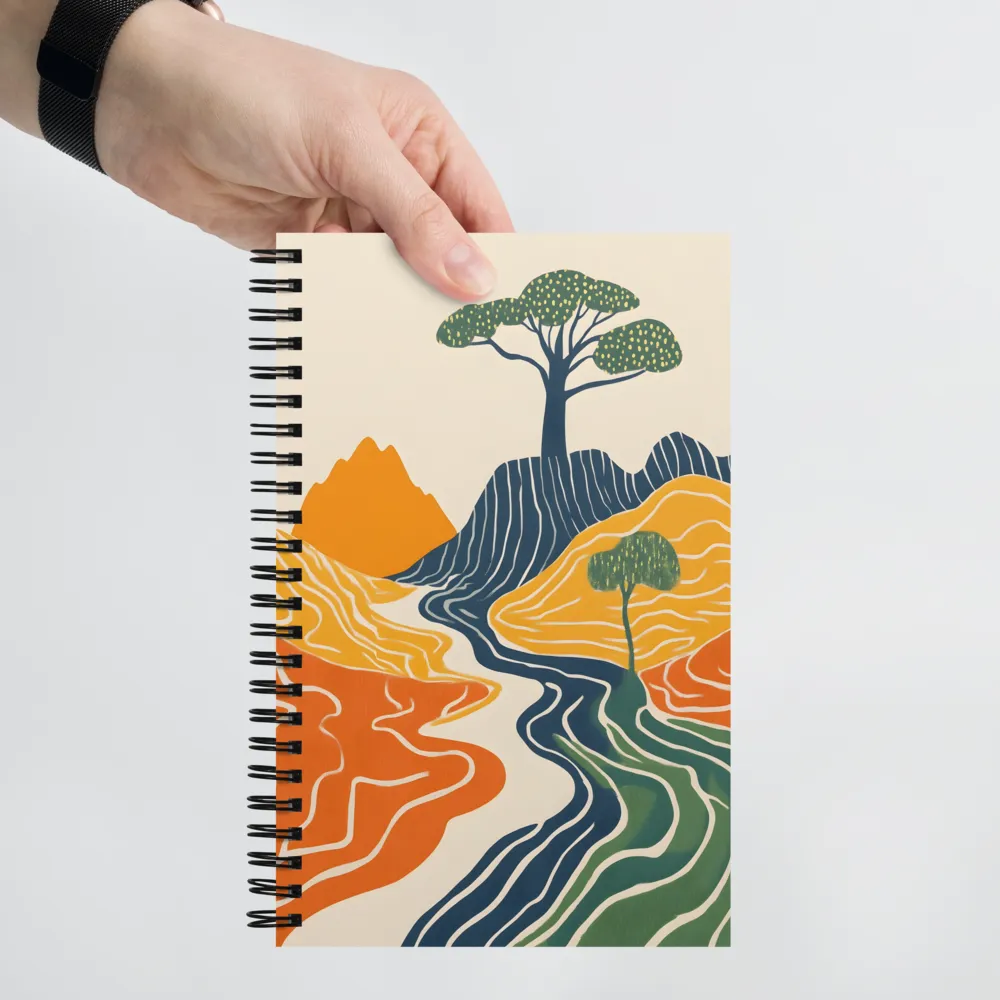 Waves of Serenity | Spiral Notebook