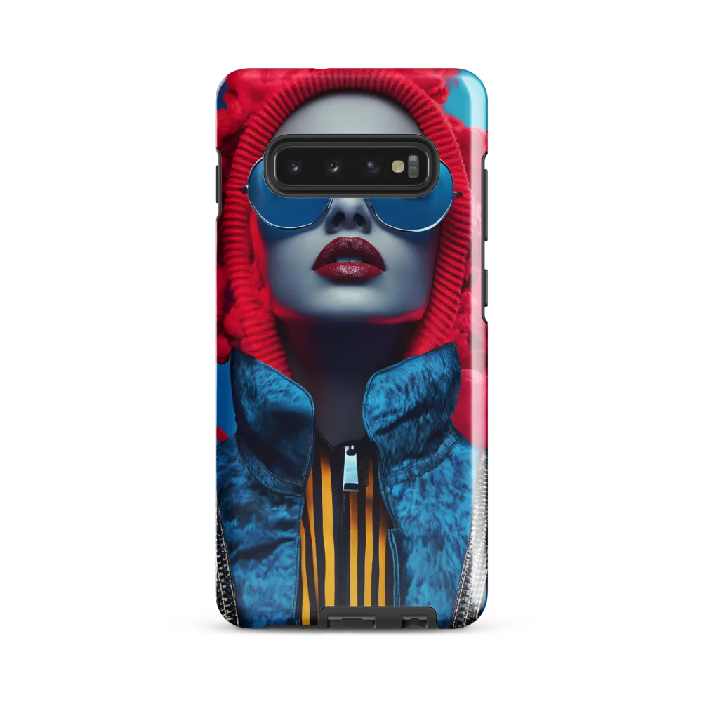 Bold Elegance in Digital Fashion | Phone Case |  S10 Plus | Tough Case | Glossy