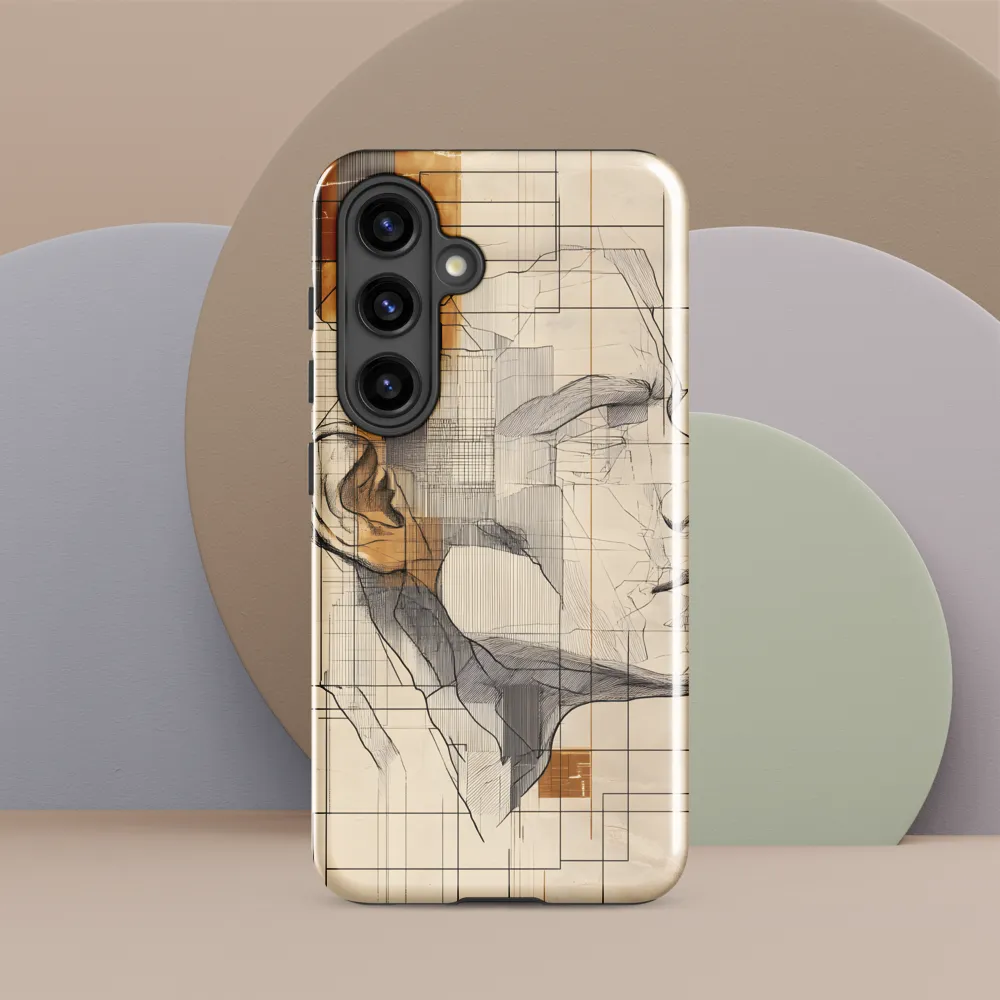 Geometric Reverie | Phone Case |  S24 | Tough Case | Glossy