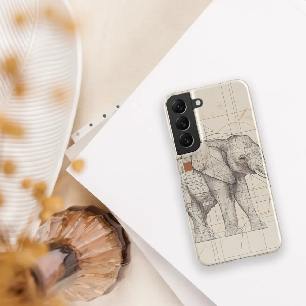 Geometric Elegance: The Steel Elephant