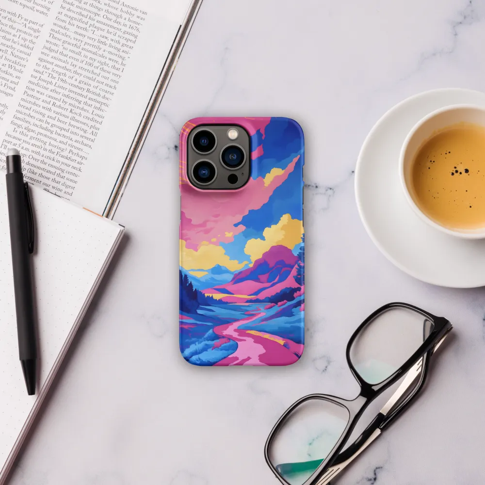 Dreamscape: The Serene River | Phone Case |  13 Pro | Snap Case | Matte
