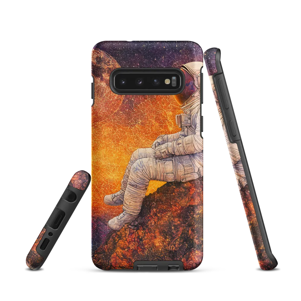 Cosmic Contemplation | Phone Case |  S10 | Tough Case | Matte