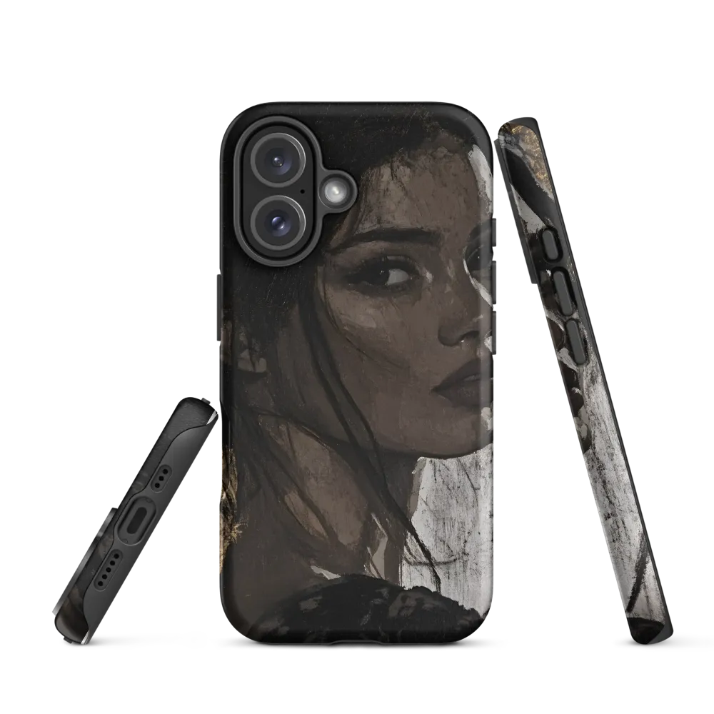 Mysterious Gaze | Phone Case |  16 | Tough Case | Matte