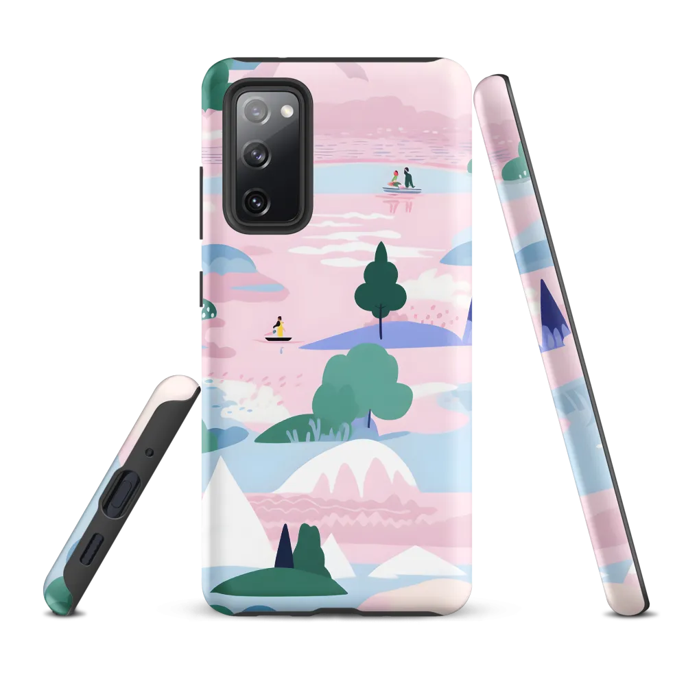 Whimsical Reflections: A Journey Through Landscapes | Phone Case |  S20 FE | Tough Case | Matte