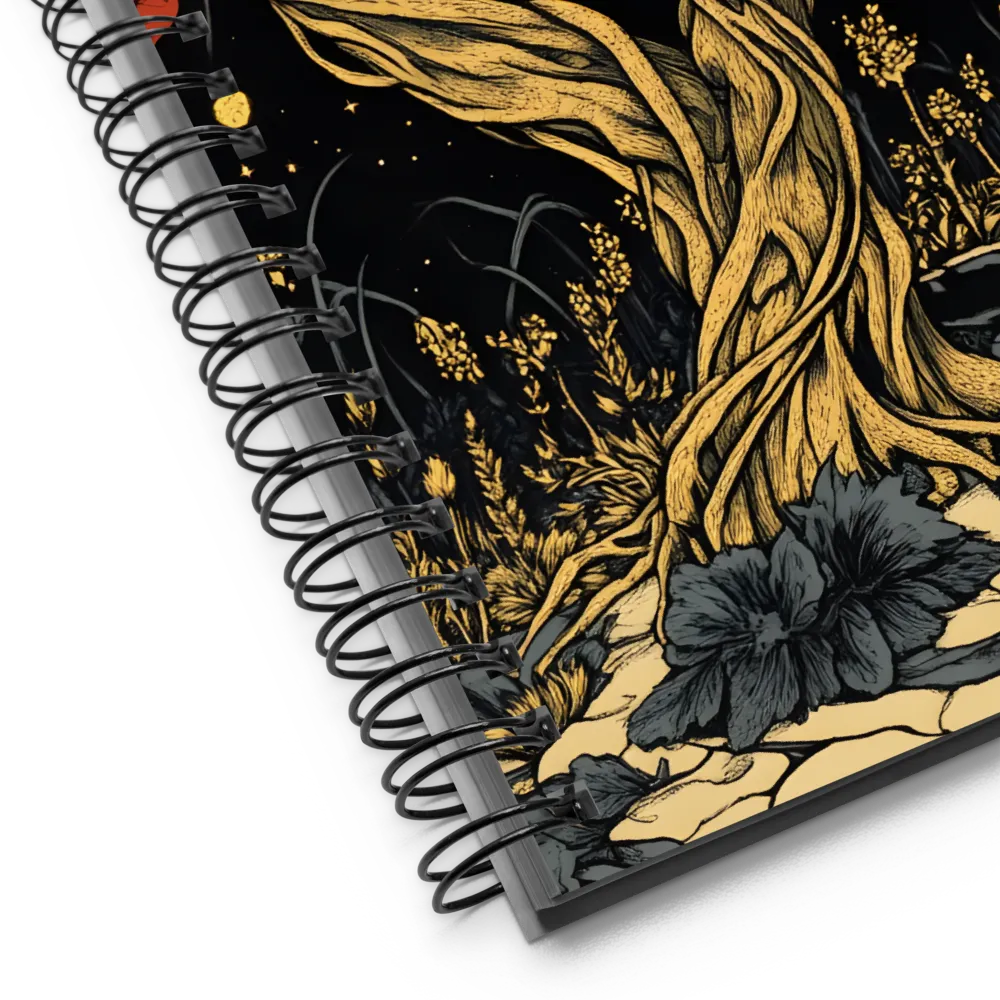 Whispers of the Enchanted Garden | Spiral Notebook