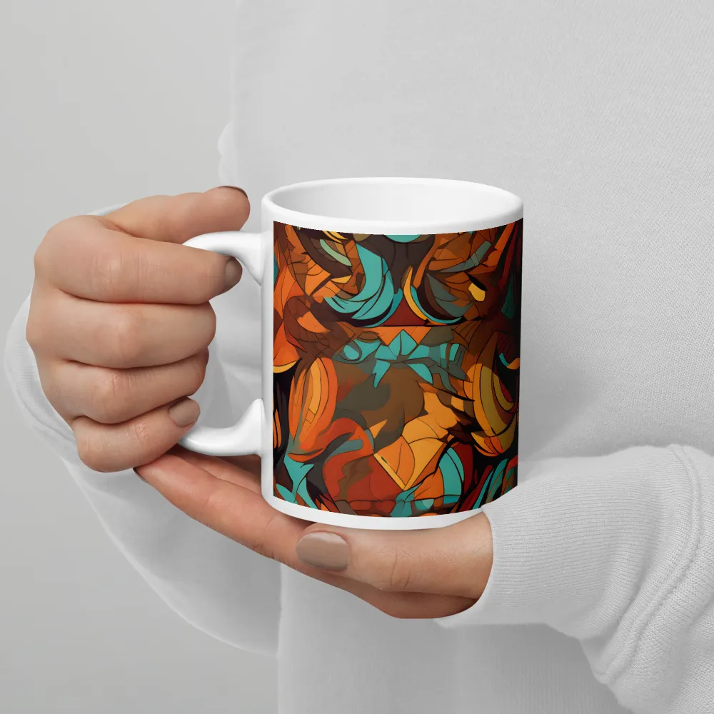 Fierce Royalty: A Geometric Exploration of Lions | Mugs | Multiple Sizes & Colors