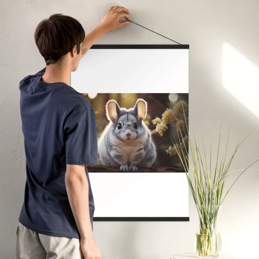 Curious Chinchilla in the Forest