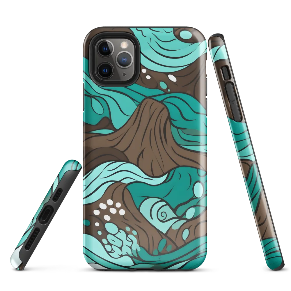 Flowing Horizons | Phone Case |  11 Pro Max | Tough Case | Glossy