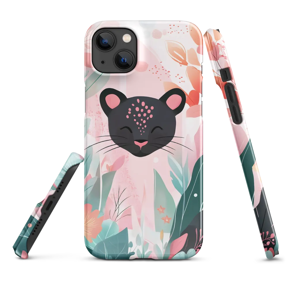 Whimsical Panther in Bloom