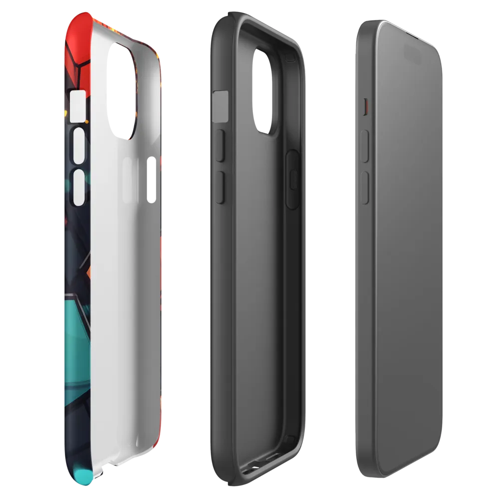 Illuminated Geometry | Phone Case |  15 Plus | Tough Case | Matte