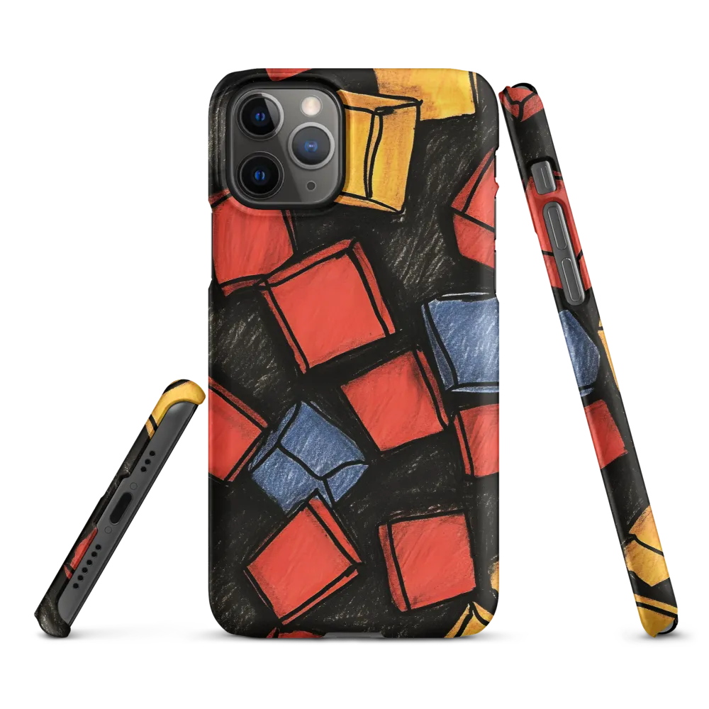 Vibrant Geometry in Motion | Phone Case |  11 Pro | Snap Case | Matte