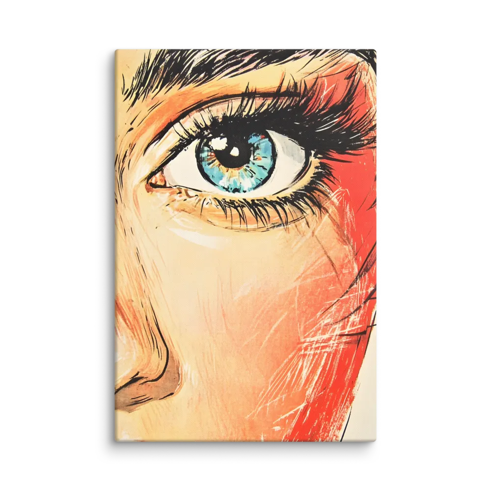 Gaze of Emotion | Canvas | 24″×36″