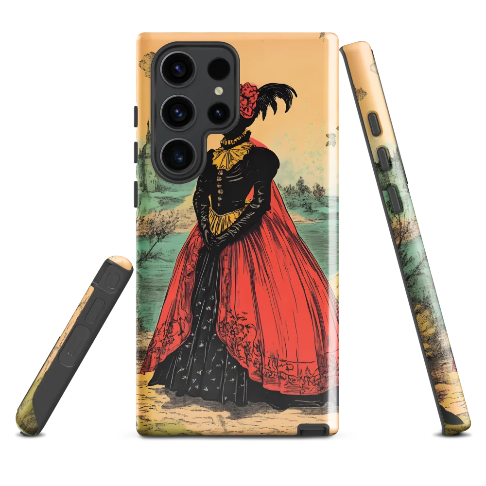 Elegance in Red and Gold