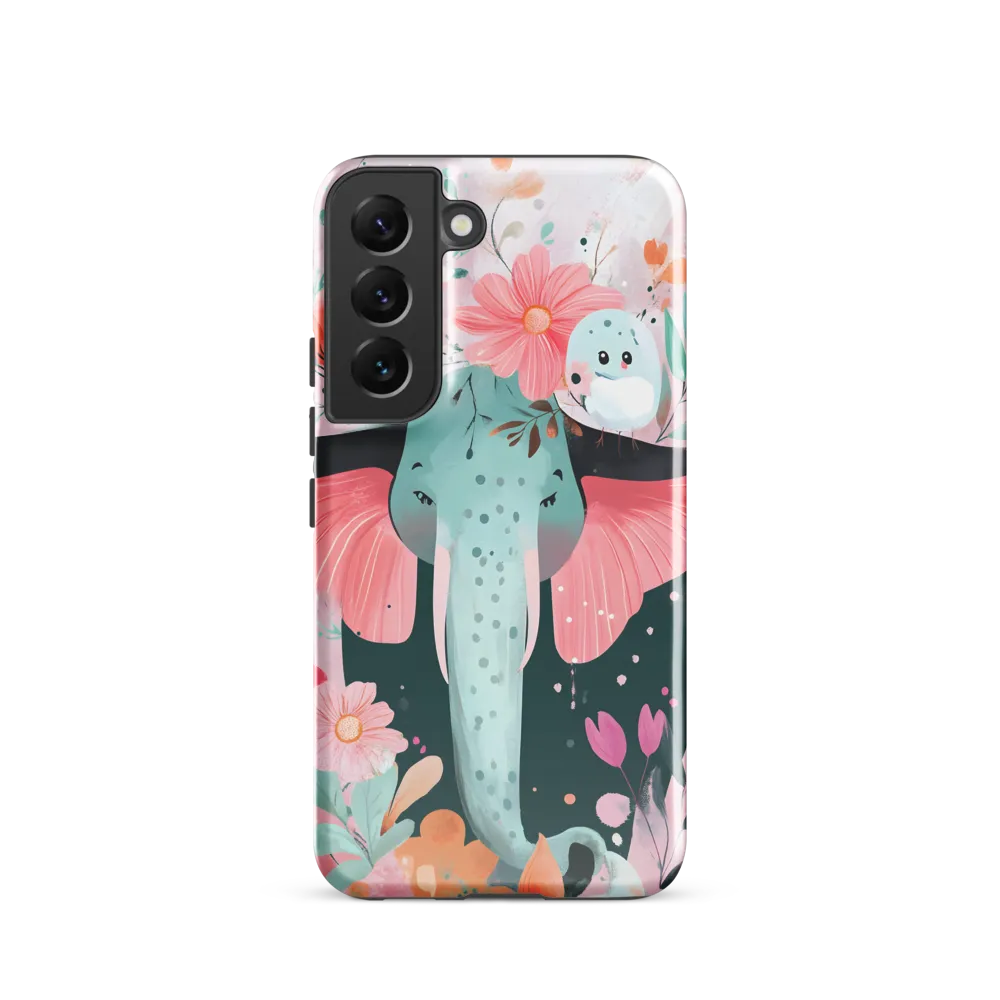 Whimsical Elephant in Bloom