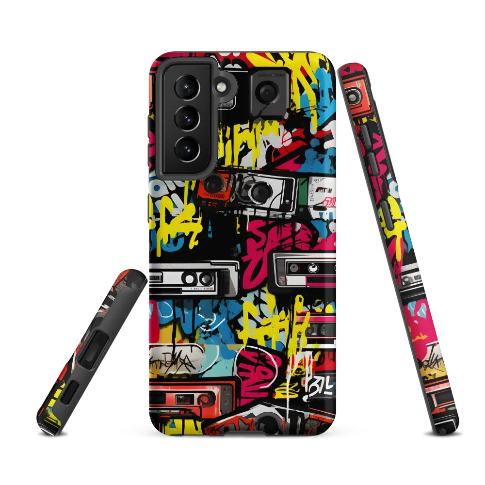 Urban Nostalgia: A Retro Cassette Explosion