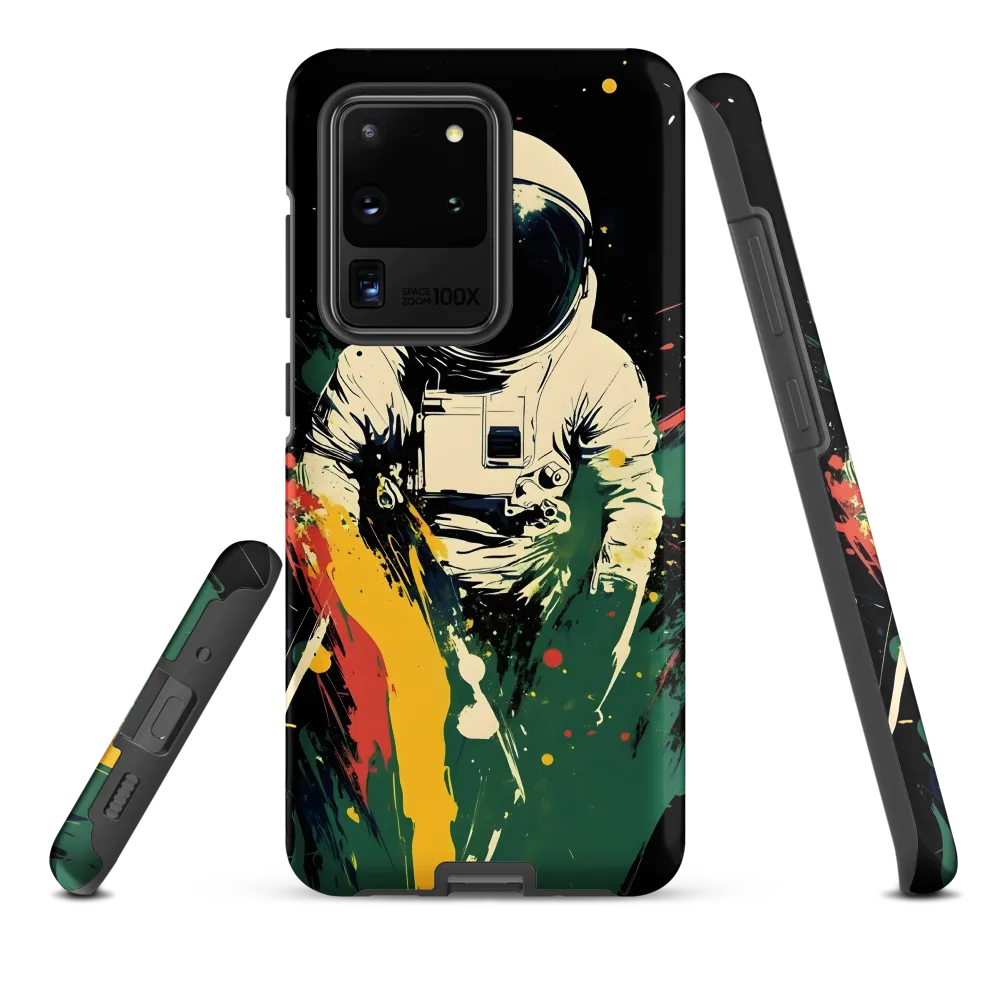 Cosmic Splash: The Astronaut's Journey