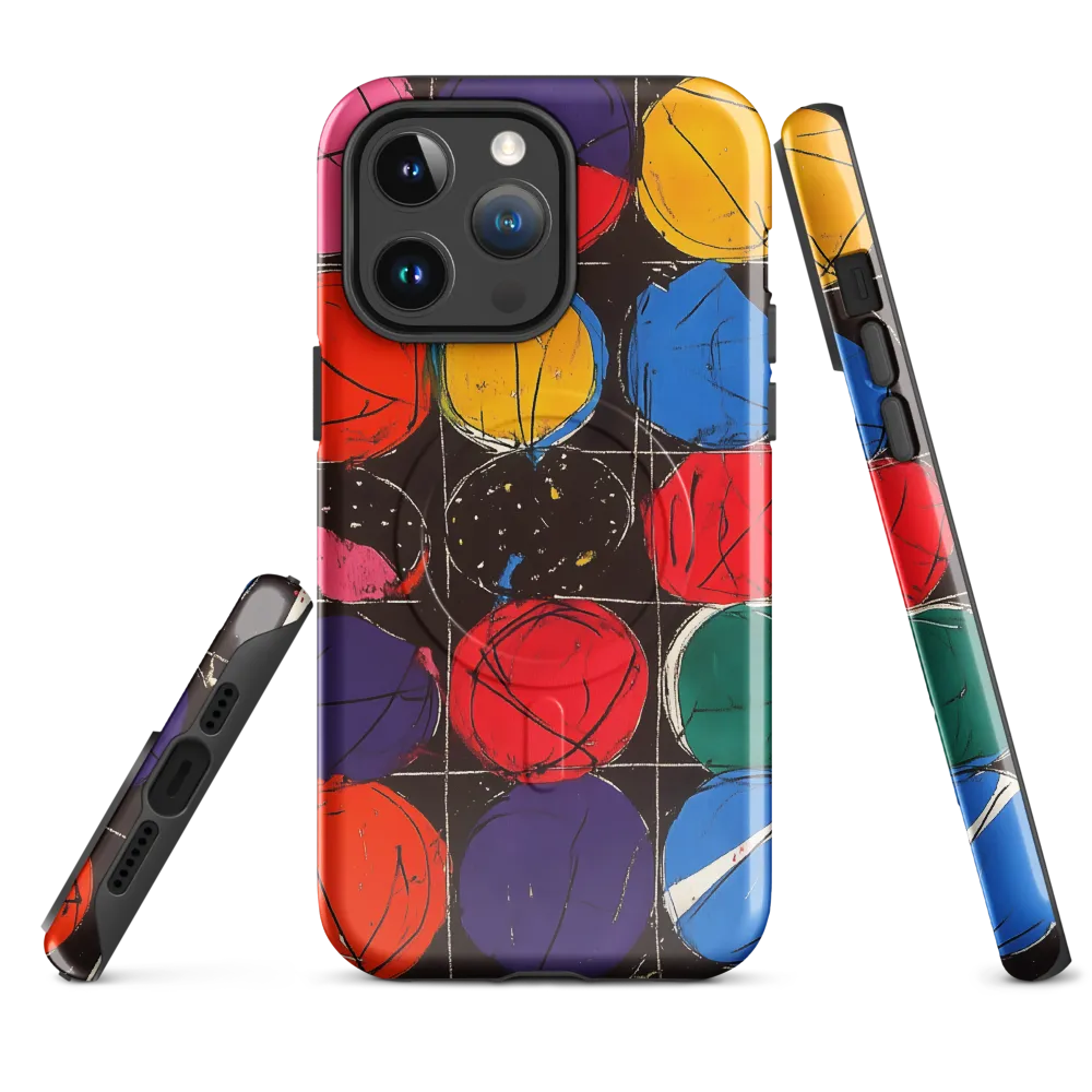 Colorful Circles in Abstract Harmony