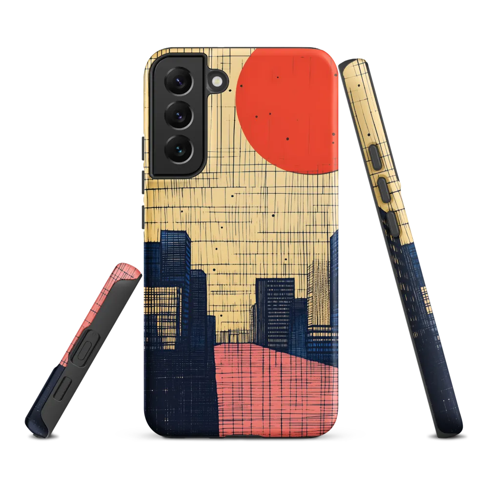 Urban Echoes: A Minimalist Cityscape