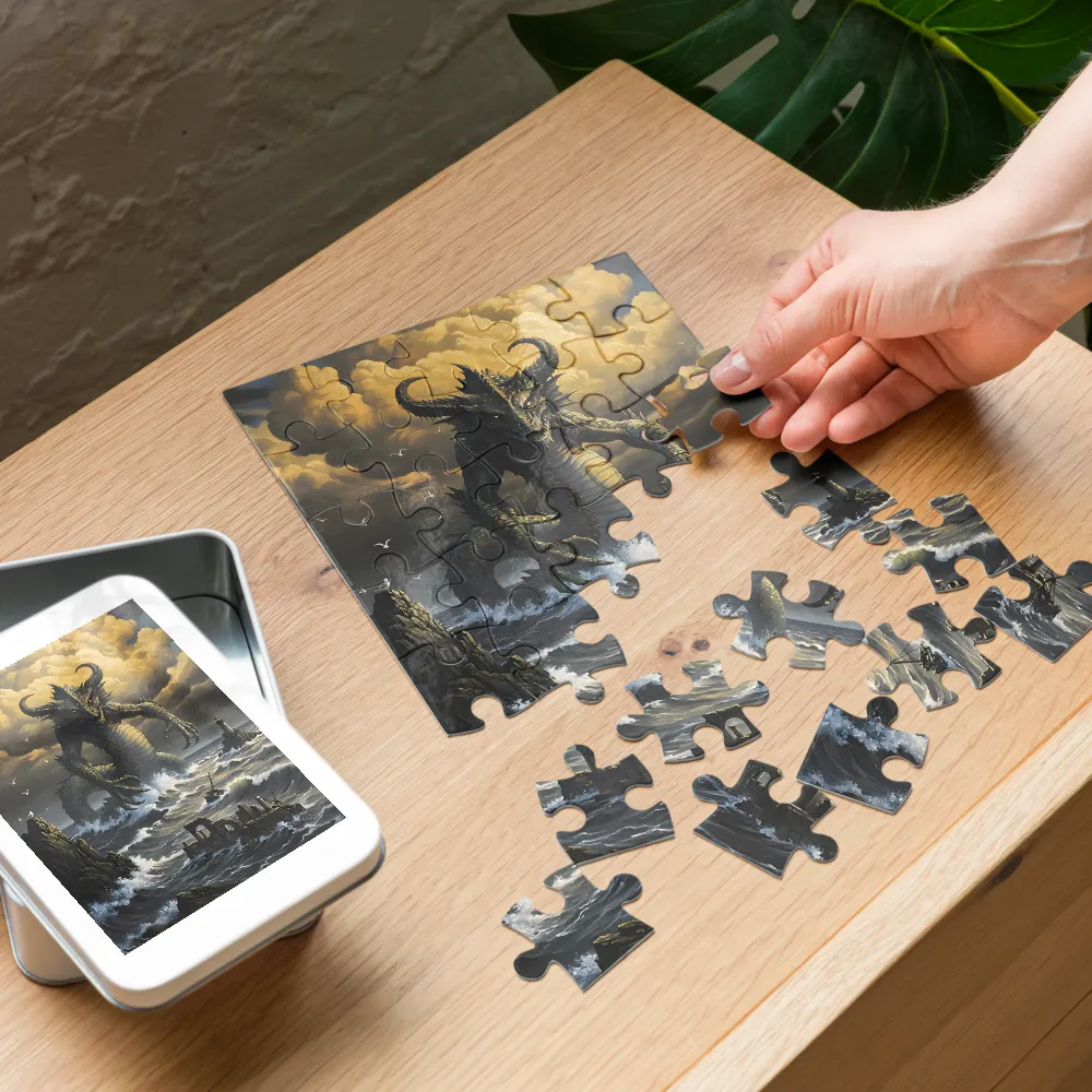 Leviathan at Dusk 
 Jigsaw Puzzle in Tin Box