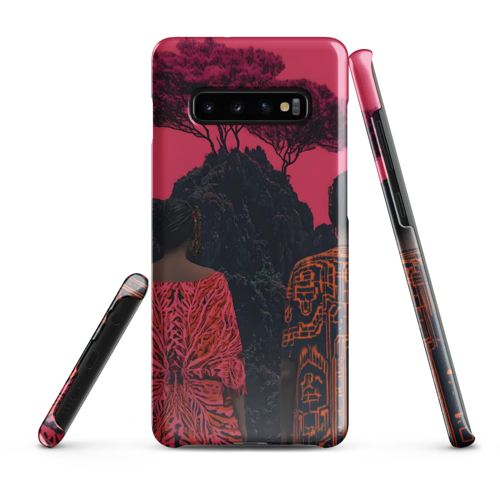 Bold Reflections: A Cultural Encounter | Phone Case |  S10 Plus | Snap Case | Glossy