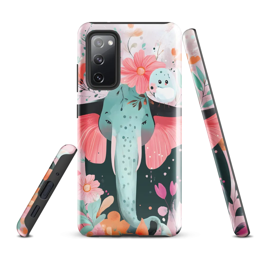 Whimsical Elephant in Bloom