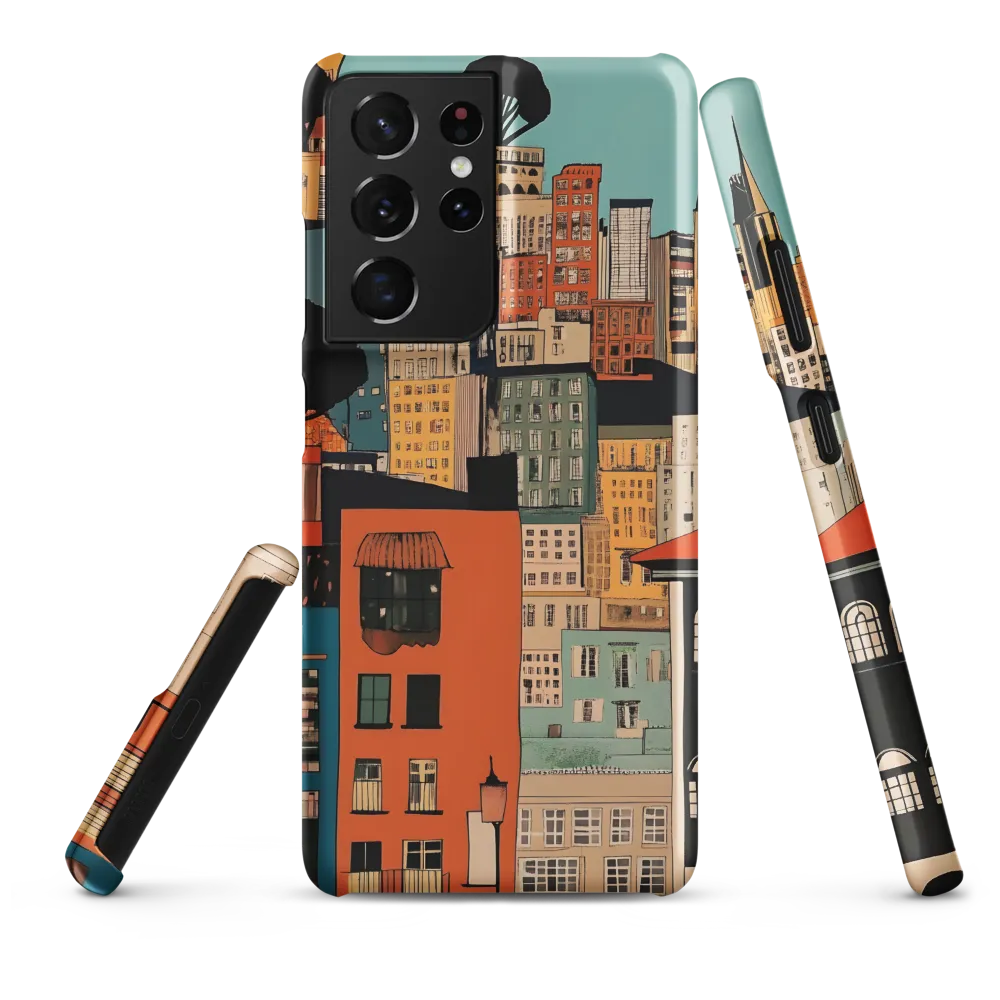 Urban Fusion: A Colorful Cityscape