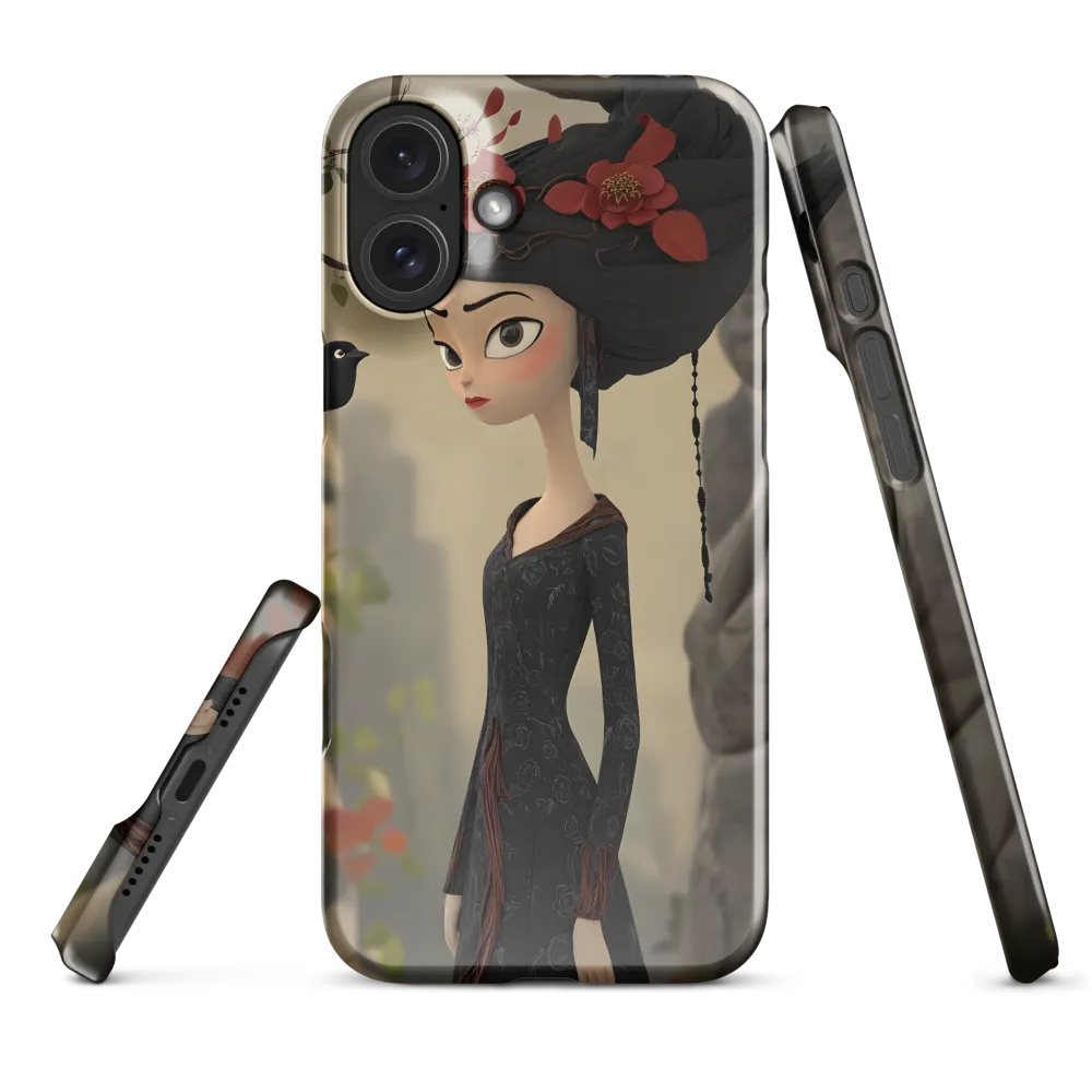 Whispers of Elegance | Phone Case |  16 Plus | Snap Case | Glossy