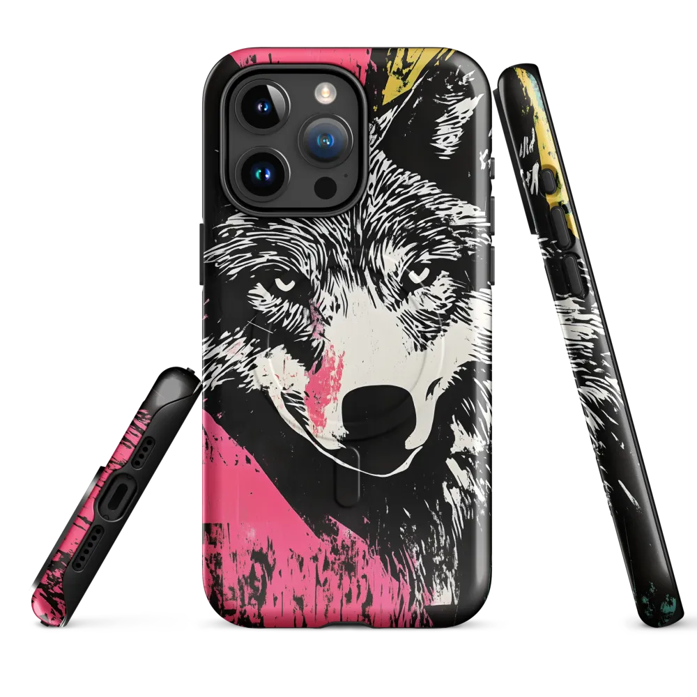 Intense Gaze of the Wolf