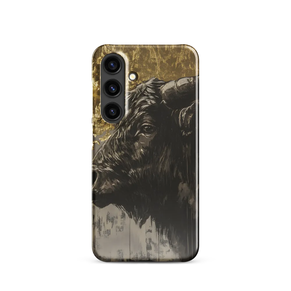 Gilded Bison in Profile